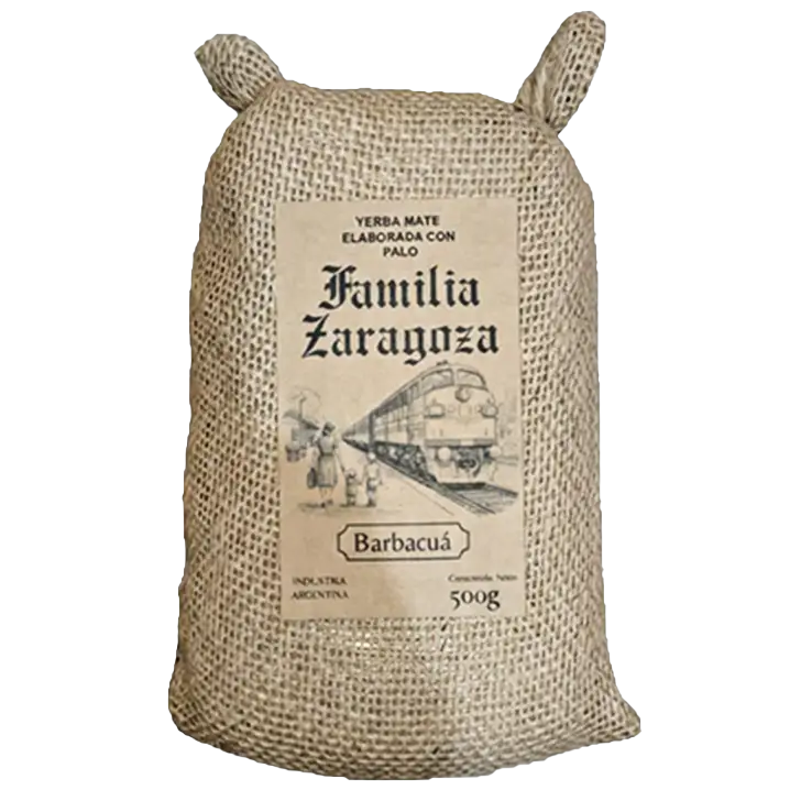 Yerba Mate Barbacuá presentación Arpillera